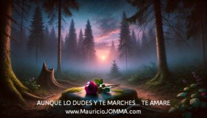 Aunque Lo Dudes Y Te Marches…Te Amaré Poesía